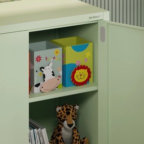 Szafa na dokumenty biurowa metalowa pastelowy zielony : Fresh Style JAN H 900 x 1950 x 400 mm