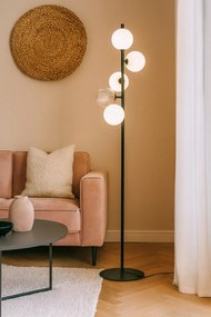 Stojąca lampa z mlecznymi kloszami  B5-D75