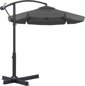 Składany parasol ogrodowy ARCADIA 300 cm, szary