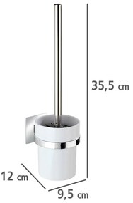 Stojak na szczotkę wc QUADRO, Turbo-Loc, WENKO