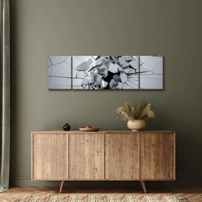 Obraz abstrakcja 3D (170x50 cm)