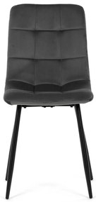 Zestaw krzeseł do jadalni CT-281 GREY4, 4 szt.