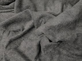 PrzytulneMieszkanie.pl Prześcieradło frotte EXCLUSIVE ciemnoszare 200x220 cm