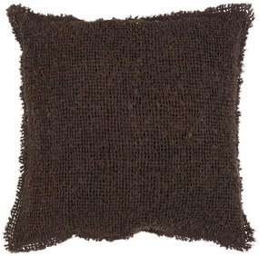 Dekoracyjna grubo tkana poszewka na poduszkę TOLOUSE 50x50 cm, brązowy