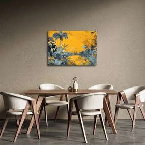 Obraz - Słoń w naturze (70x50 cm)