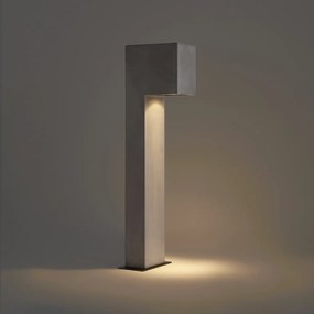 Nowoczesny słupek oświetleniowy zewnętrzny szary 65 cm IP44 - Pompei