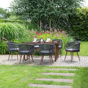 Zestaw mebli ogrodowych Bernadette brązowy PATIO