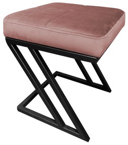 Pufa ZETA LOFT ławka taboret podnóżek metal MG58
