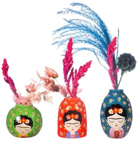 Ceramiczne wazony zestaw 3 szt. (wysokość 8 cm) Floral Frida – Sass &amp; Belle