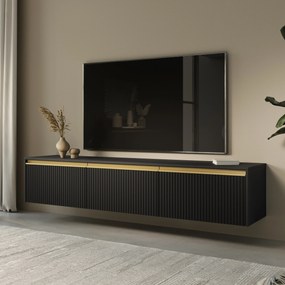 Szafka RTV uniwersalna MAESTRO 180 cm do Salonu pod Telewizor - Czarny