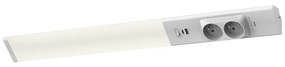 Lampa Podszafkowa Dual 18W 4000K USB-A/C + Gniazda 230V