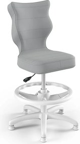 Krzesło dziecięce Petit biały Velvet 03 rozmiar 4 (133-159 cm) WK+P