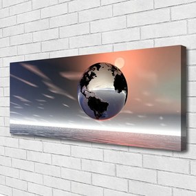 Obraz canvas na ścianę Artystyczna Wizja Planety Ziemia