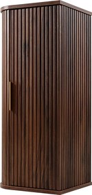 Szafka łazienkowa wisząca, dąb orzech, 35,5 x 79 x 31,5 cm