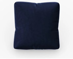 Niebieska aksamitna poduszka do sofy modułowej Rome Velvet – Cosmopolitan Design