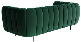 Ciemnozielona sofa Ghado Shel, 210 cm