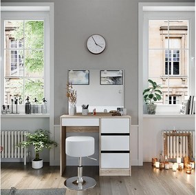 Stół do toalety sonoma 90x40x75 sherry