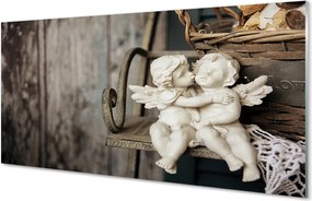 Szklany Panel Czuły Pocałunek Aniołów