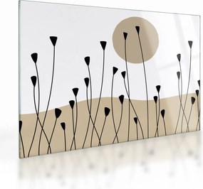Obraz na szkle - Łąka graficzna N⁰2 (70x50 cm)