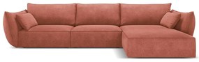 Czerwony narożnik (prawostronny) Vanda – Mazzini Sofas
