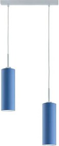 Lampa wisząca nad stół ze srebrnym stelażem - P1-K32