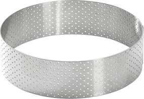 De Buyer 3098.05 perforowana okrągła rama do ciasta 12,5 cm, stal nierdzewna, 12,5 cm