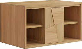 Wisząca szafka pod umywalkę z drewna tekowego - szer. 80 cm - SUMBAWA