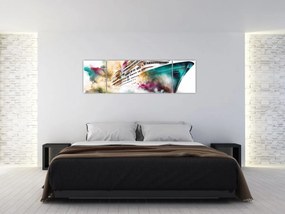 Obraz - Akwarela morska (170x50 cm)