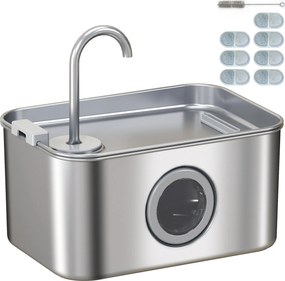 PawHut Fontanna dla kotów 3,2L z cichą pompą i filtrem węglowym