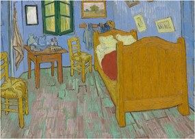 Obraz - Vincent van Gogh, The Bedroom, reprodukcje (70x50 cm)