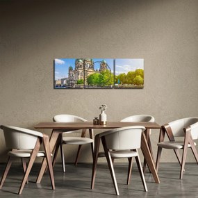 Obraz - Katedra w Berlinie (z zegarem) (90x30 cm)