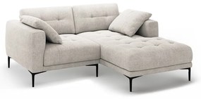 Beżowy narożnik (prawostronny/z szezlongiem) Bemy – Micadoni