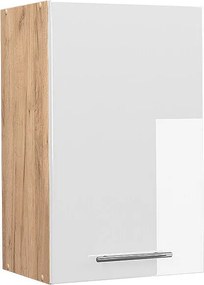 Szafka ścienna biały wysoki połysk 45x34.1x72 fame-line