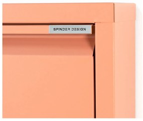 Łososiowy metalowy regał na buty Billy – Spinder Design