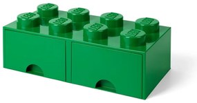 Zielony pojemnik z 2 szufladami LEGO®