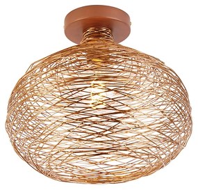 Designerska lampa sufitowa miedziana - Sarella