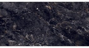 Mexen Rokocha Black gres szkliwiony rekt. G1, płytka podłogowo-ścienna 120 x 60 cm, wysoki połysk - TL205-120-060-01