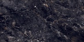 Mexen Rokocha Black gres szkliwiony rekt. G1, płytka podłogowo-ścienna 120 x 60 cm, wysoki połysk - TL205-120-060-01