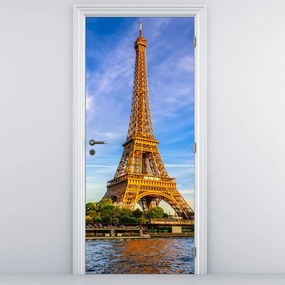 Fototapeta na drzwi - Wieża Eiffla (95x205cm)
