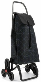 Torba na zakupy Rolser I-MAX star 6 na kółkach,czarno-niebieska