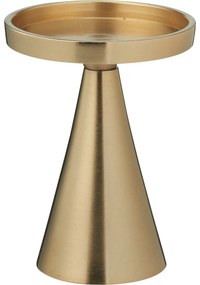 Świecznik dekoracyjny, złoty, 13 cm