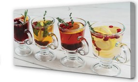 Obraz na płótnie Rozgrzewająca Herbata Zimowa