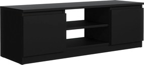 Szafka RTV stojąca NUDO 120 cm do Salonu pod Telewizor - Czarny