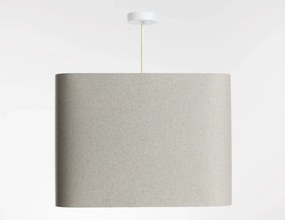 Lampa wisząca KWADRO LEN 007-40w20 jasnobeżowa BPS KONCEPT