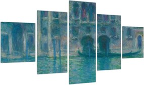 Obraz - Claude Monet, Palazzo da Mula, Venice, reprodukcje (125x70 cm)