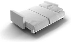 Jasnoszara rozkładana sofa ze schowkiem 222 cm Bali – Cosmopolitan Design