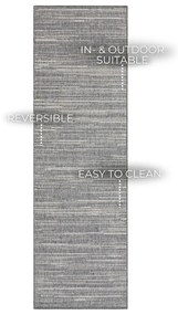 Szary chodnik odpowiedni na zewnątrz 250x80 cm Gemini – Elle Decoration