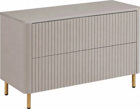Szafka łazienkowa 100, Kaszmir, blat kaszmir, nogi złote, 100,8 x 44,2 x 65 cm