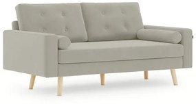 Beżowa 3-osobowa sofa MANDI