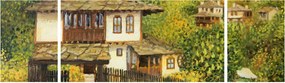 Obraz - Domki letniskowe w lecie (170x50 cm)